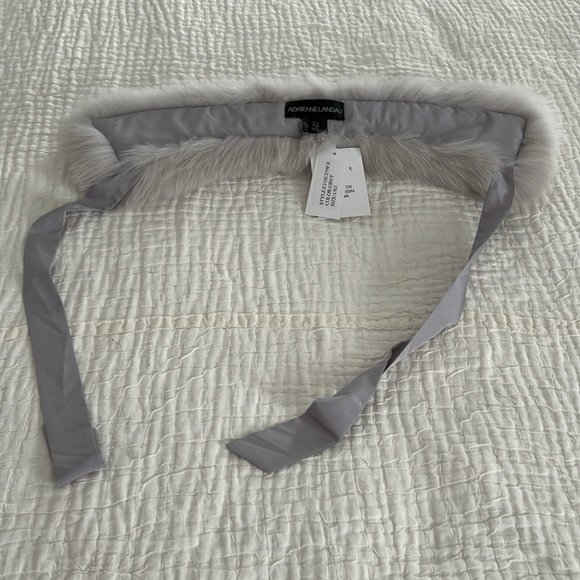 NWT GIFT ready Adrienne Landau fur collar. Dress up your coats or sweaters! - Picture 8 of 11